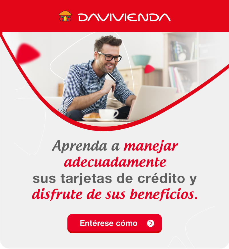 Banner móvil de crédito rotativo Davivienda